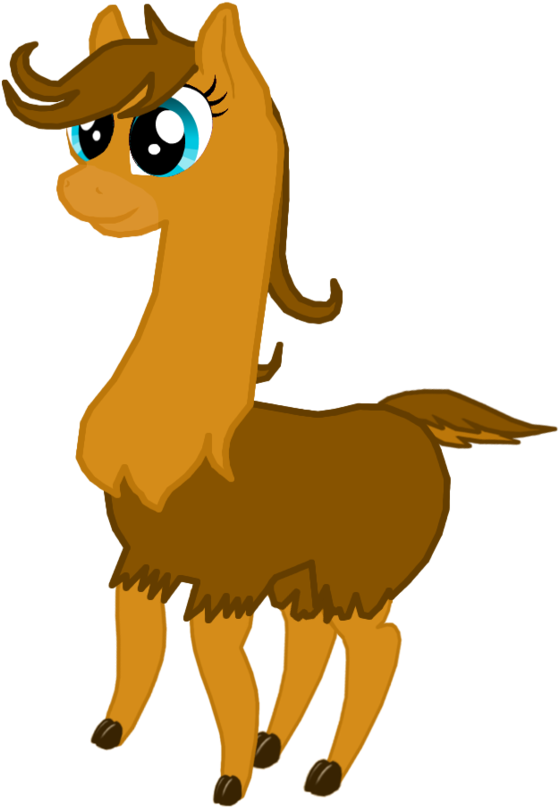 Laura The Lama By Anthracksthepony - Cartoon (769x1038)