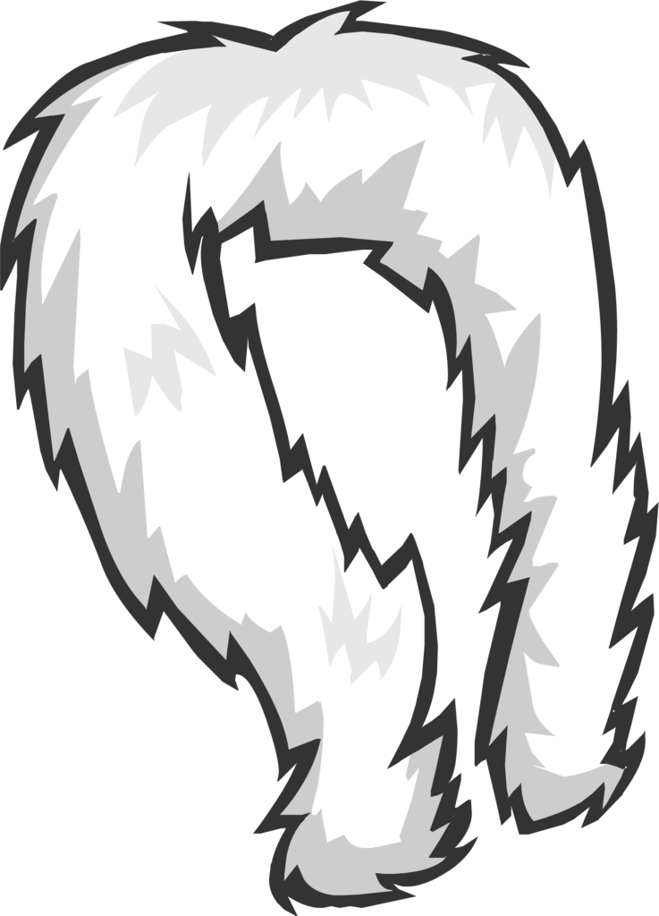 White Feather Boa Icon 3100 - Club Penguin Boa (737x1024)