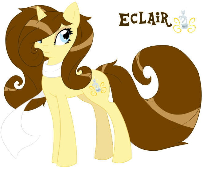 Mane/tail Color And Style - Mlp Fim Eclair (800x600)