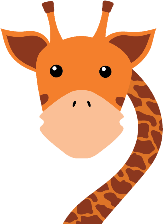 Roti Clipart Inertia - Giraffe (597x945)