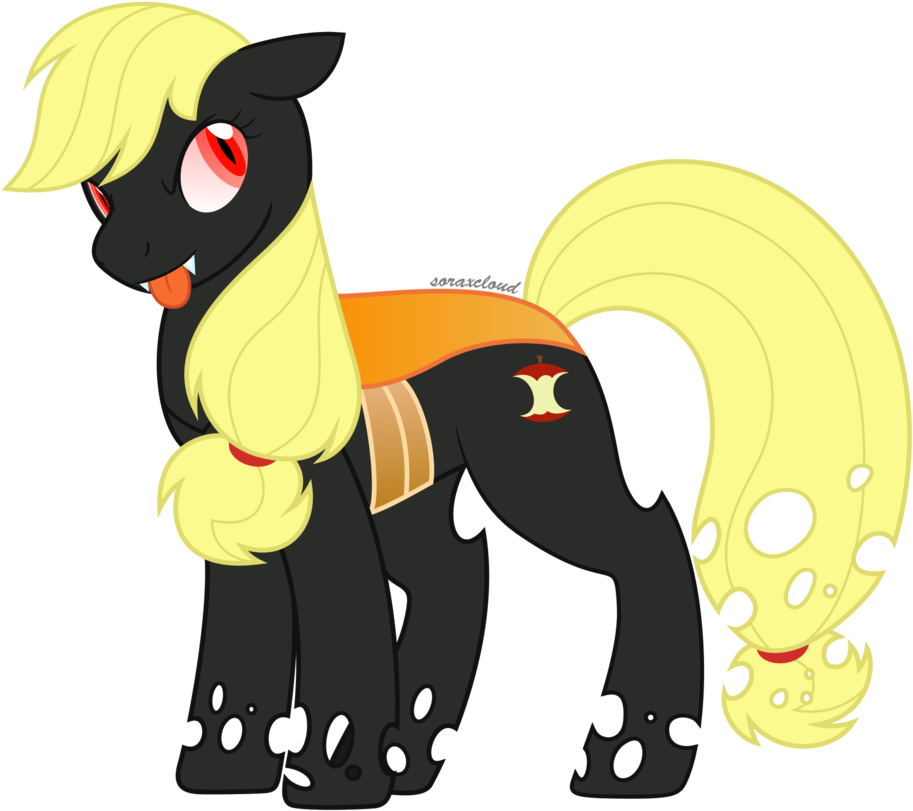 Evil Clone Applejack By Cloudyrei Evil Clone Applejack - Evil Twin (1024x949)