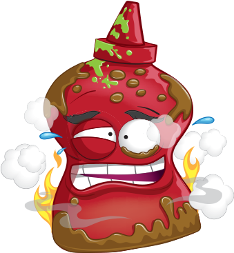 Burnt Bbq Sauce - Grossery Gang Characters (385x413)
