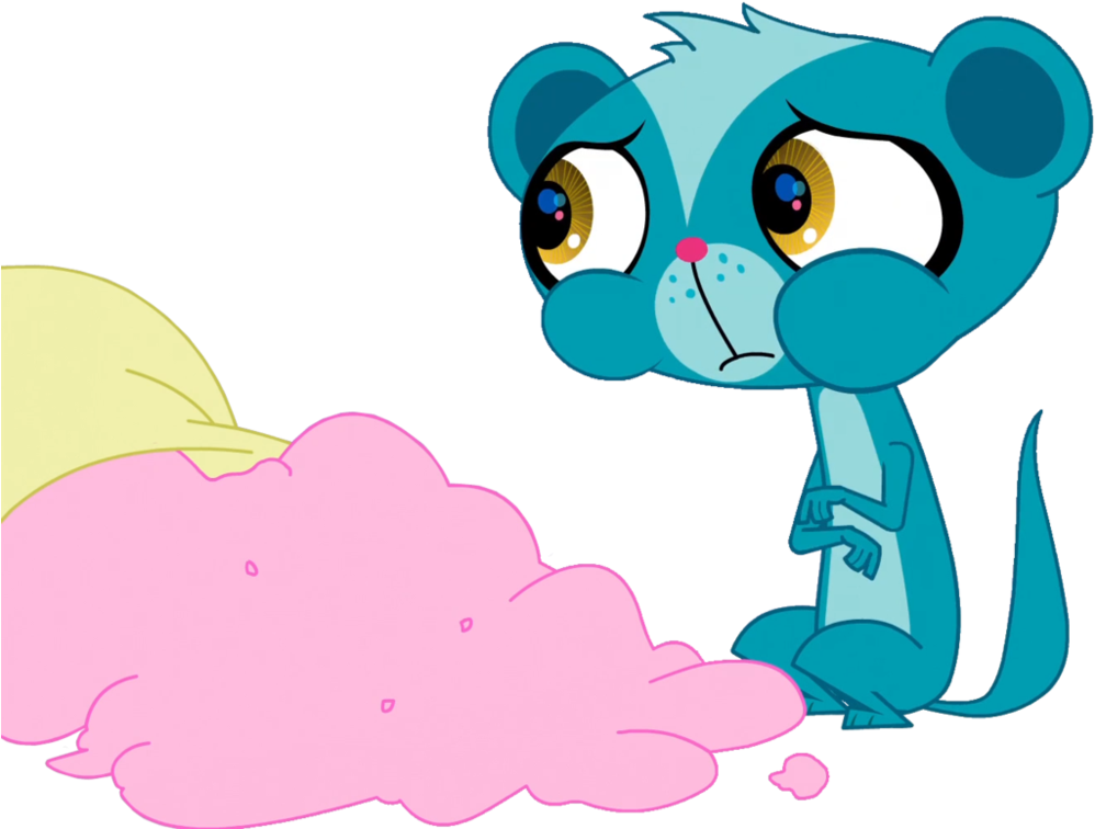 Lps Sunil Eating Cotton Candy Vector By Varg45 - Comics (999x799)