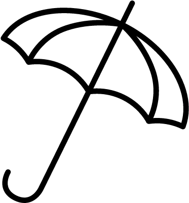 Open Umbrella Vector - Umbrella Vector (400x400)
