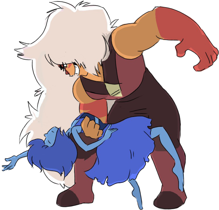 Lapis Lazuli Steven Universe, Jasper - Jasper Steven Universe Lapis Lazuli Fanart (1024x973)