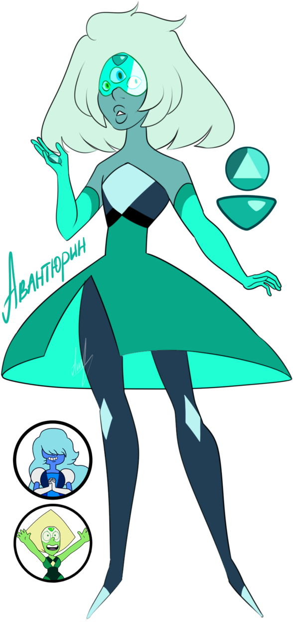 A Fusion Of Pearl And Lapis As Requested By Pasteipurrinq - Steven Universe Fan Fusions (600x1247)