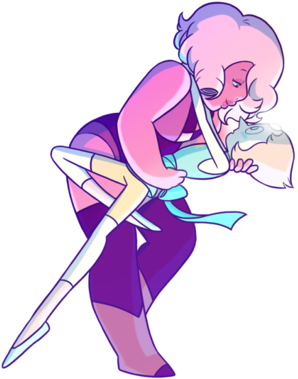 I Was Doing A Fusion Of Them So Of Course I Had To - Steven Universe Fusion Poses (500x620)