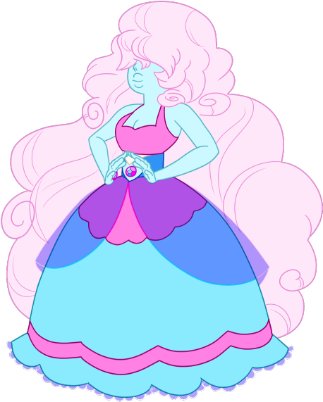Rose Quartz And Sapphire Fusion - Steven Universe Sapphire And Rose Fusion (500x667)