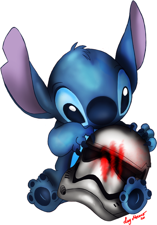 Stitch And Stormtrooper By Lisymoreno - Stitch As A Stormtrooper (707x1000)