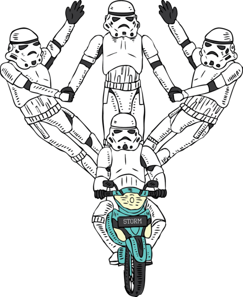 Storm Trooper Bebek White Canvas Tote Bag Pasar Bizarre - Jakarta (491x600)