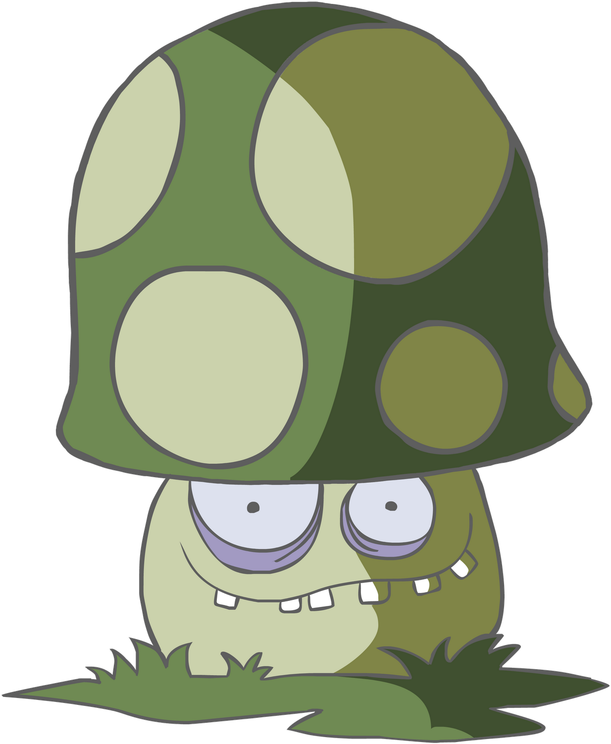 Zombie Mushroom Xd - Cartoon (1600x1600)