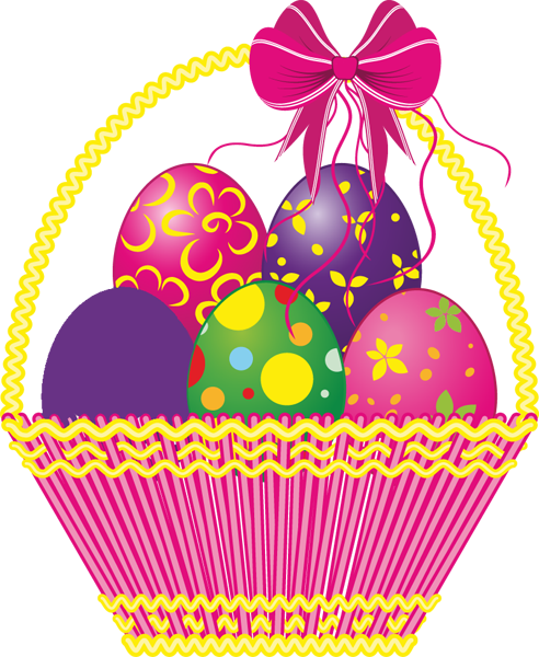 Free Easter Clipart New Images Image - Easter Basket Clip Art Free (492x600)