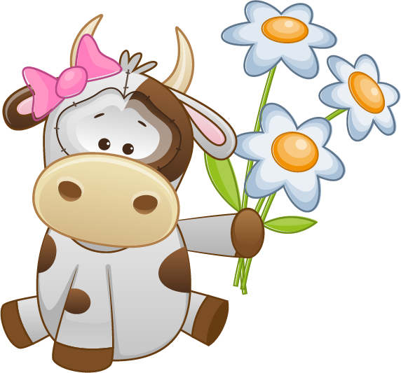 This Funny Farm Animal - Vacas Tiernas (572x533)