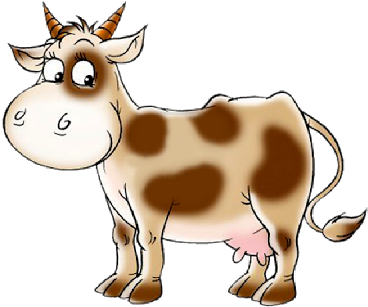 Funny Cartoon Cows Clip Art Images Free To Download - Cattle (400x400)