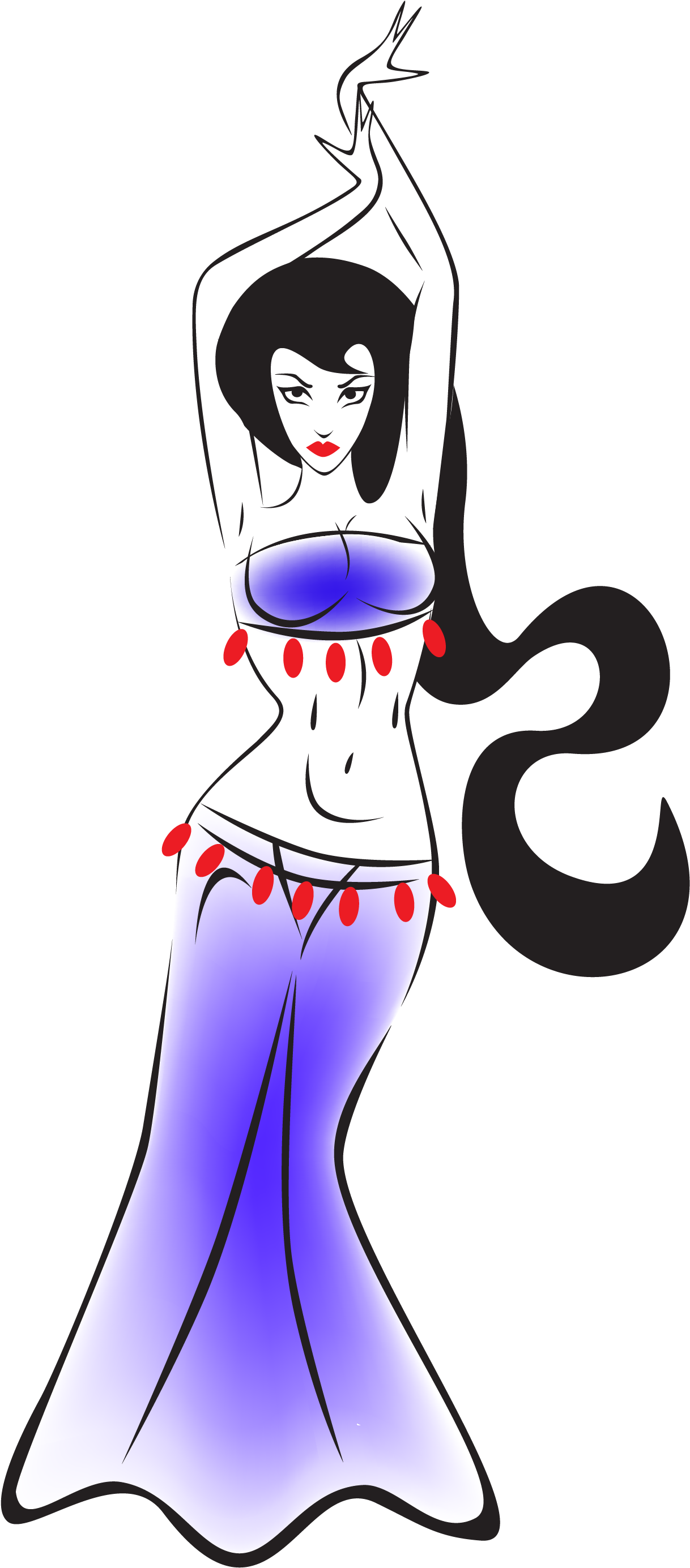 Belly Dance Shimmy Drawing - Belly Dance Shimmy Drawing (2037x2861)