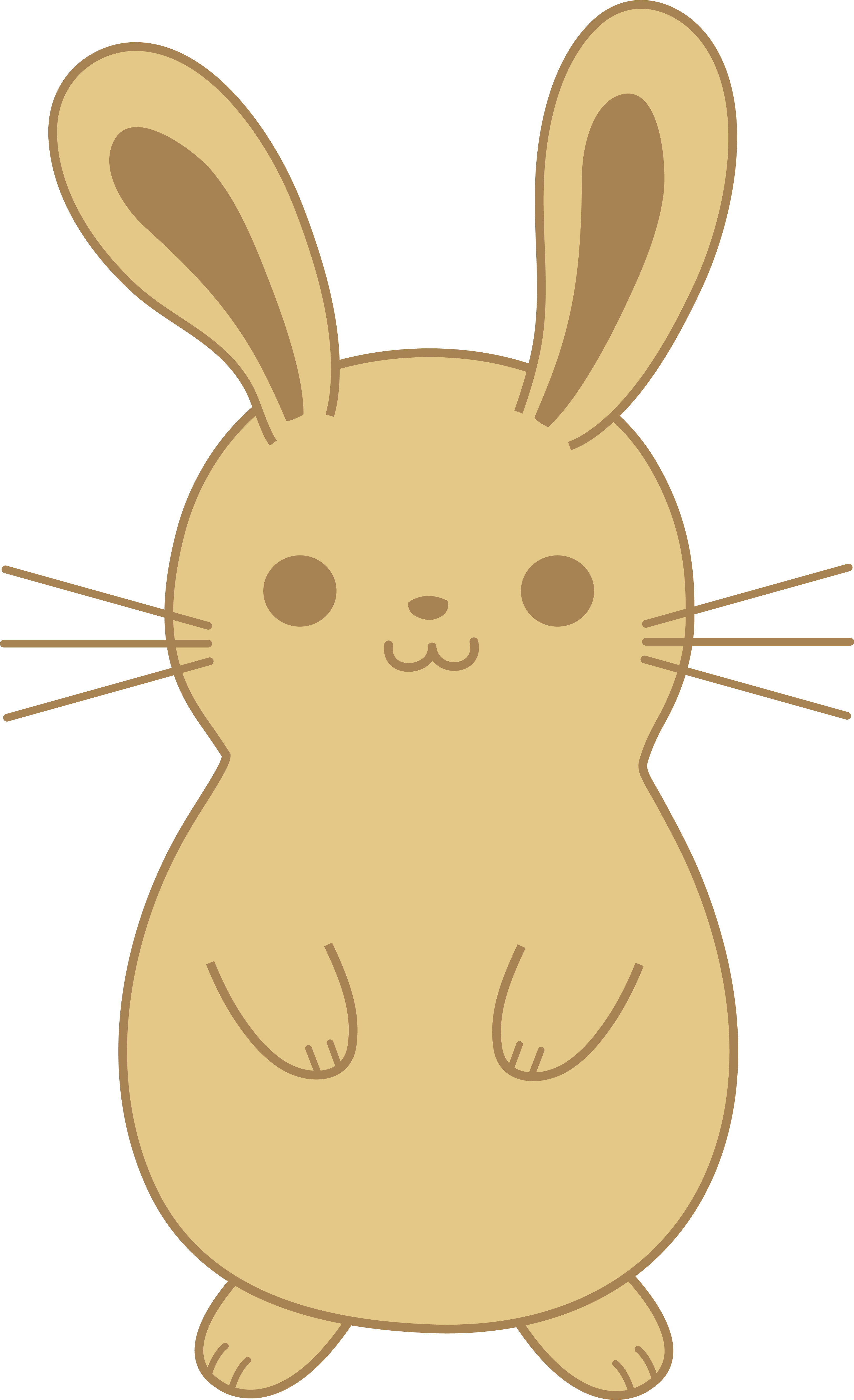 Png Image - Cute Bunny Drawing (3250x5328)