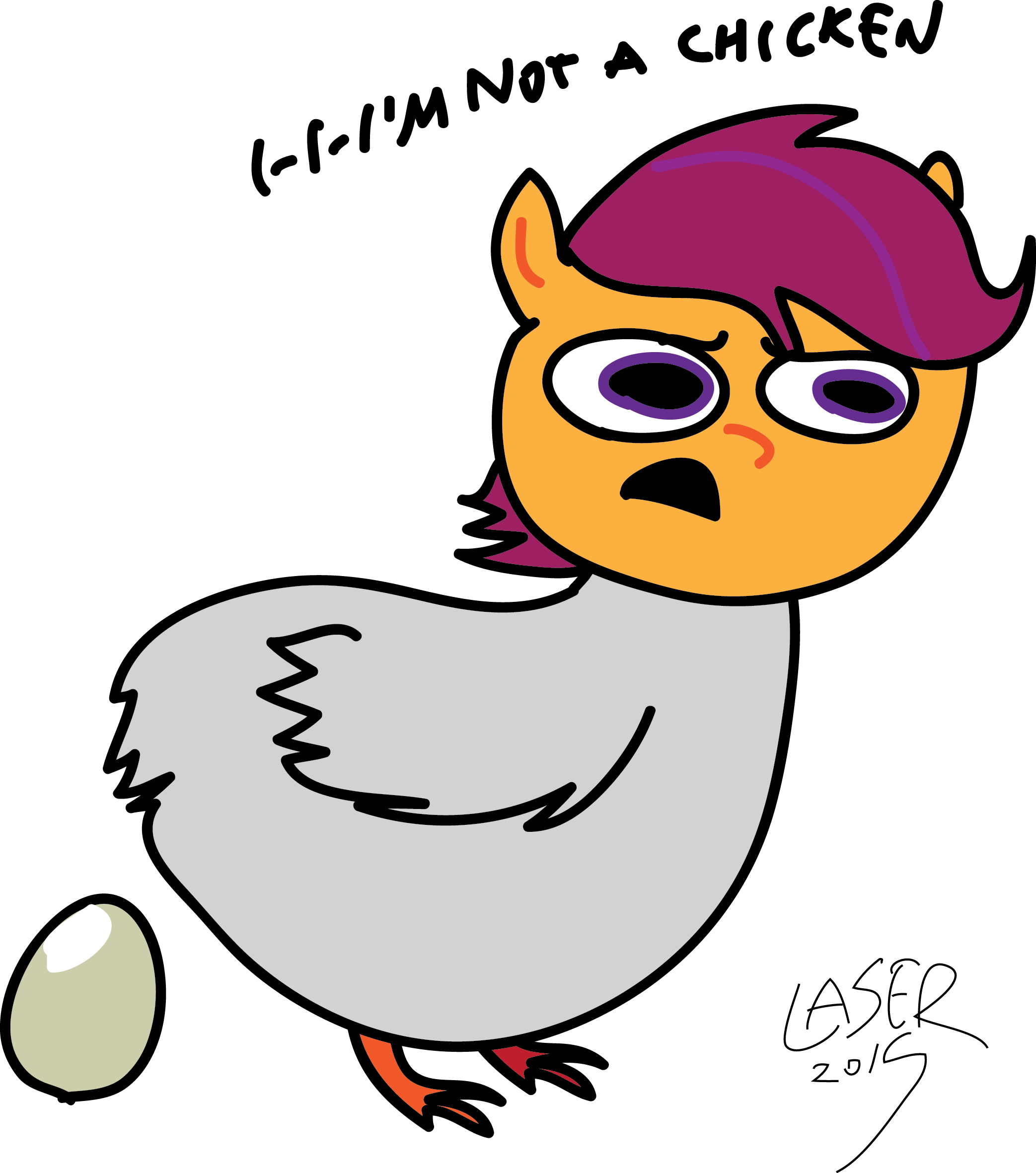 Wildshillsnickers I'm Not A Chicken, I'm Scootaloo - Scootaloo I M Not A Chicken (2086x2362)