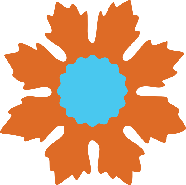 Baroqueflower Clip Art - Vector Graphics (600x597)