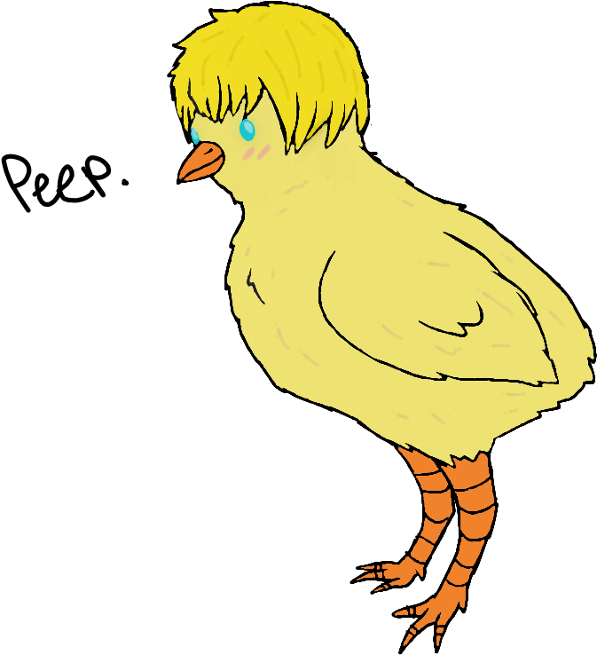 Phoenixthephoenix Baby Chicken, So Holy And Tender - Cartoon (900x900)