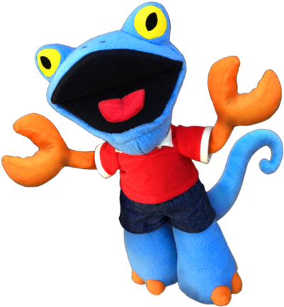 Julio Habanero, Gecko, Crab, Rhinoceros - Stuffed Toy (600x600)