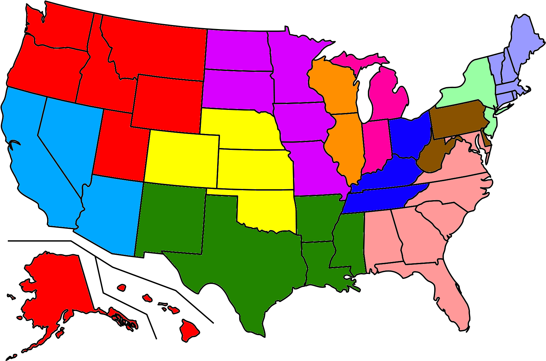 Fhlb-territory Map - States That Have Legalized Euthanasia (1800x1200)
