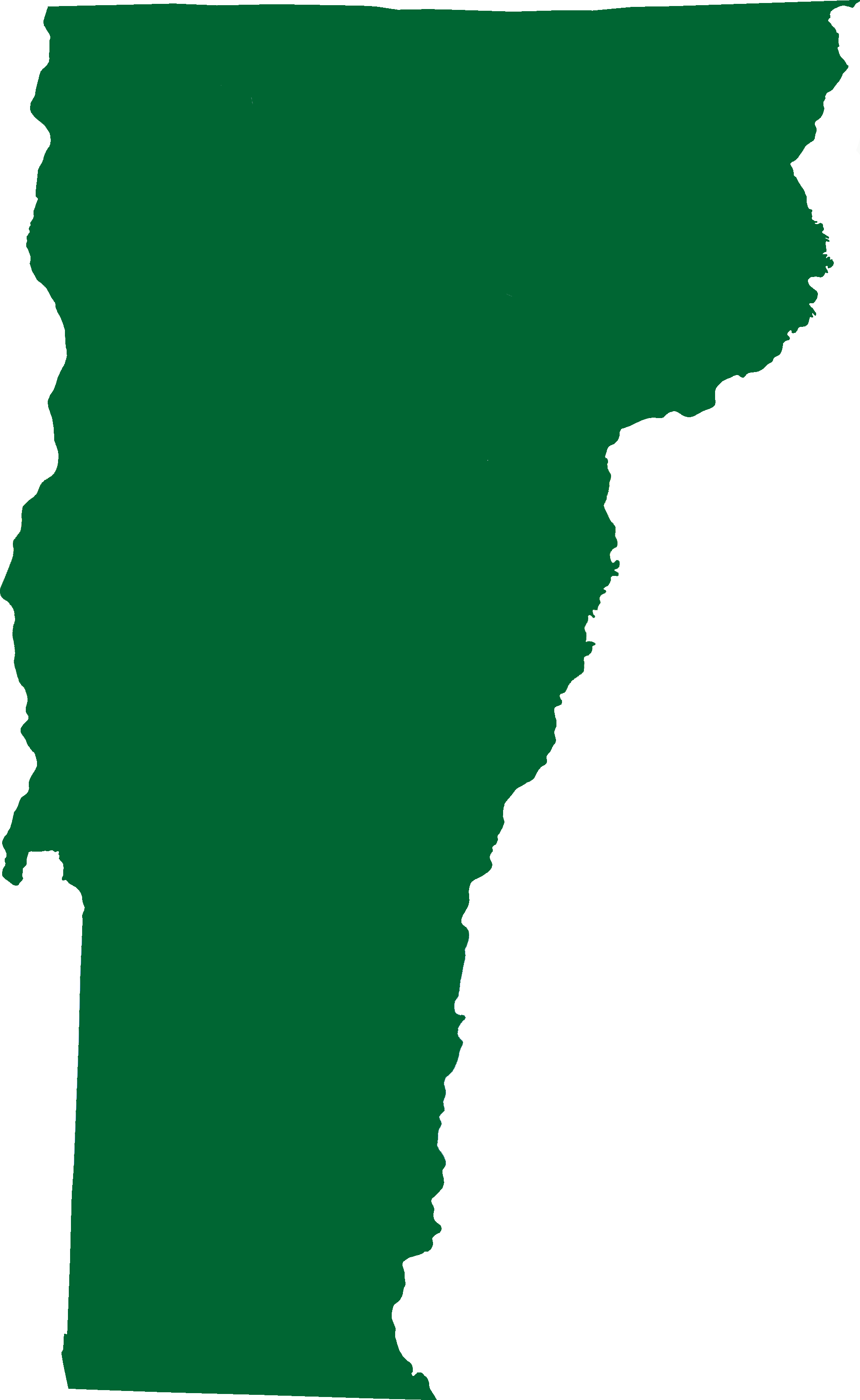 Mental Health Resources In Vermont - Vermont Outline (2000x3255)