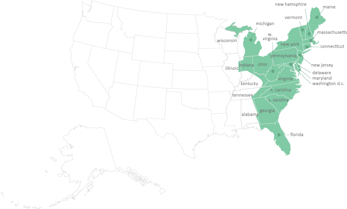 Eastern Time - Map Of School Shootings In The Us (716x434)