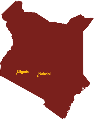 Map - Map Of Kenya (328x415)