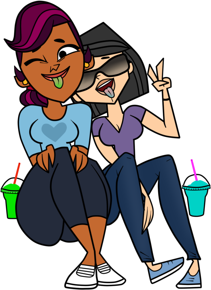 Sierra And Heather Vector Version By Evaheartsart - Total Drama Heather And Sierra (766x1044)