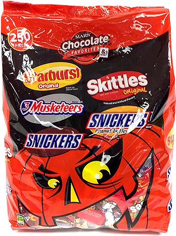 Mars Chocolate Favorites Halloween Assortment - Assorted Mars Fun Size Mix ~ 250 Pieces (500x500)