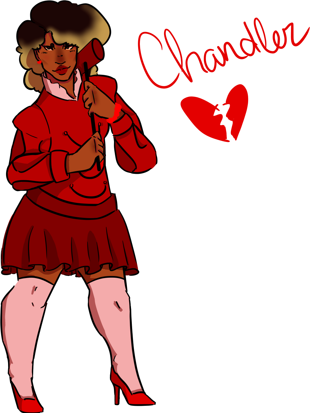 Doodle Of My Headcanon Heather Chandler By @jjlotus - Cartoon (1200x1500)