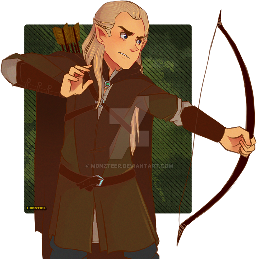 Legolas By M0nzteer Legolas By M0nzteer - Cartoon (1024x1025)