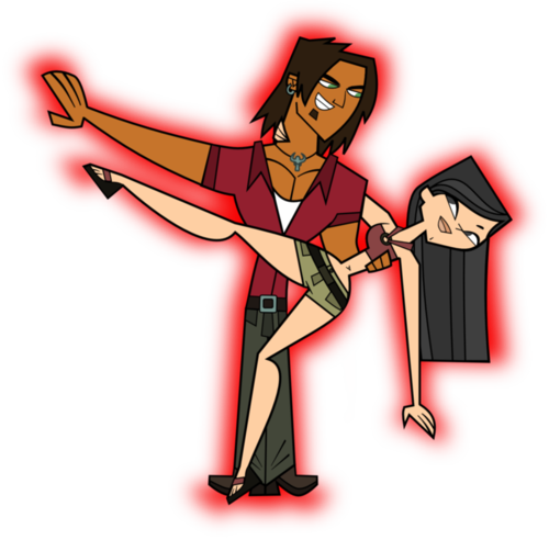Total Drama Island Wallpaper With Anime Titled Alejandro - Tutto Reality Heather E Alejandro (500x492)
