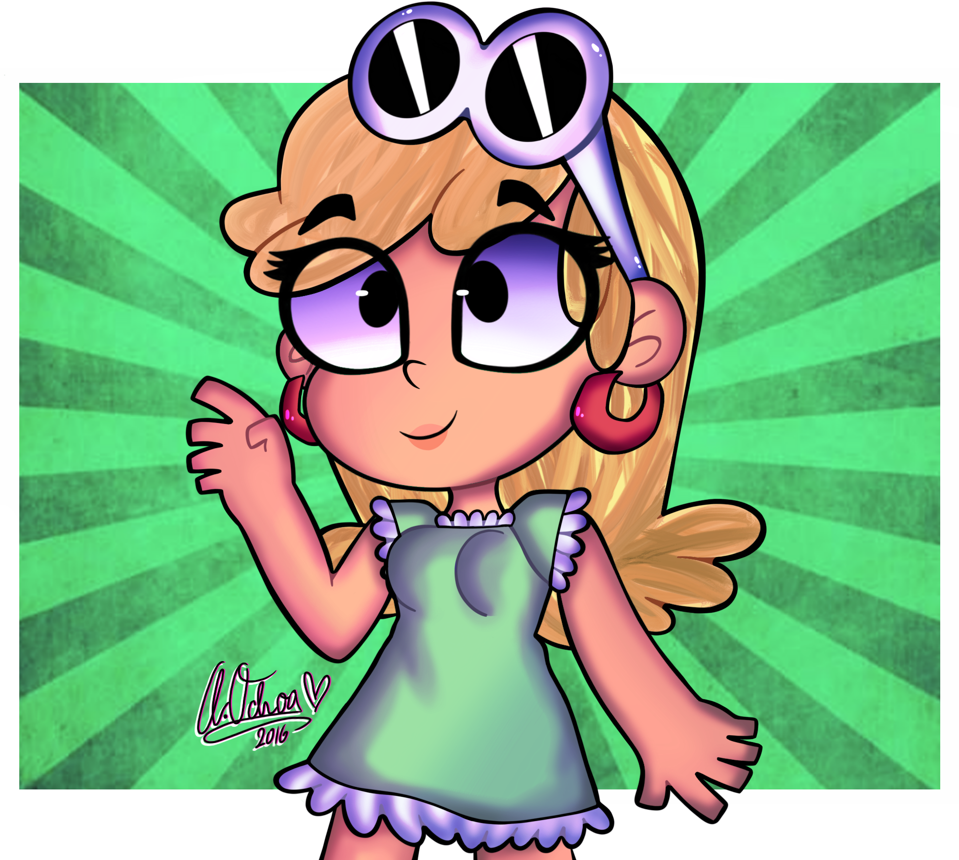 Leni Loud By Toxicglitz Leni Loud By Toxicglitz - Cute Leni Loud Fan Art (2186x1742)