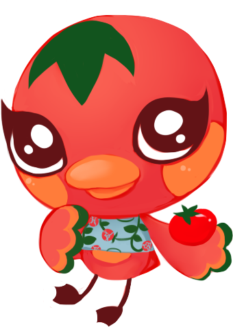 Ketchup Is Best Girl - Cartoon (392x496)