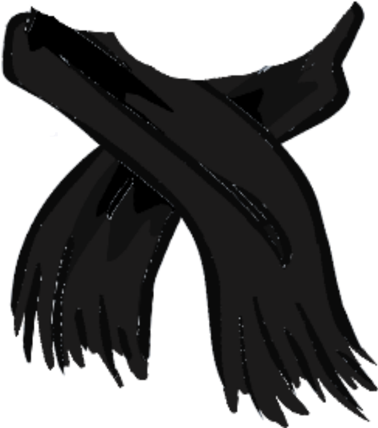 Heather Black Scarf - Scarf Png (753x854)