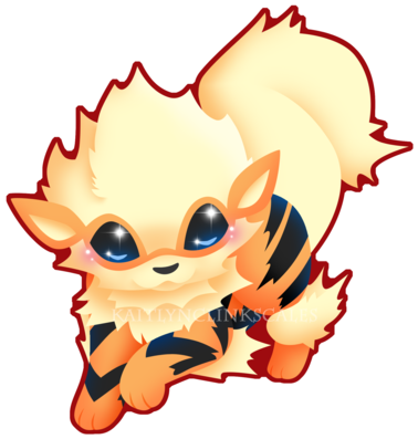 Arcanine V2 By Clinkorz - Cute Arcanine (400x400)