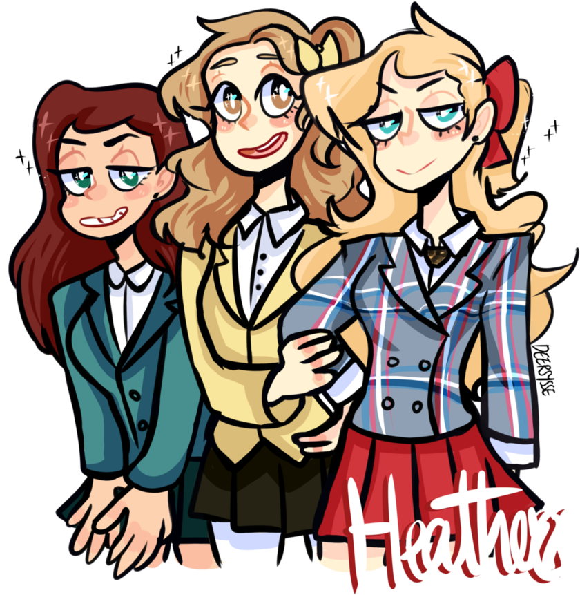 Look Who's With Her, Oh My God Aaaa I Love Heathers - Dang Dang Diggity Dang A Dang (869x919)