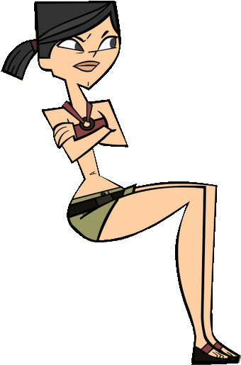 Heather Sitting - Total Drama World Tour Heather (400x550)