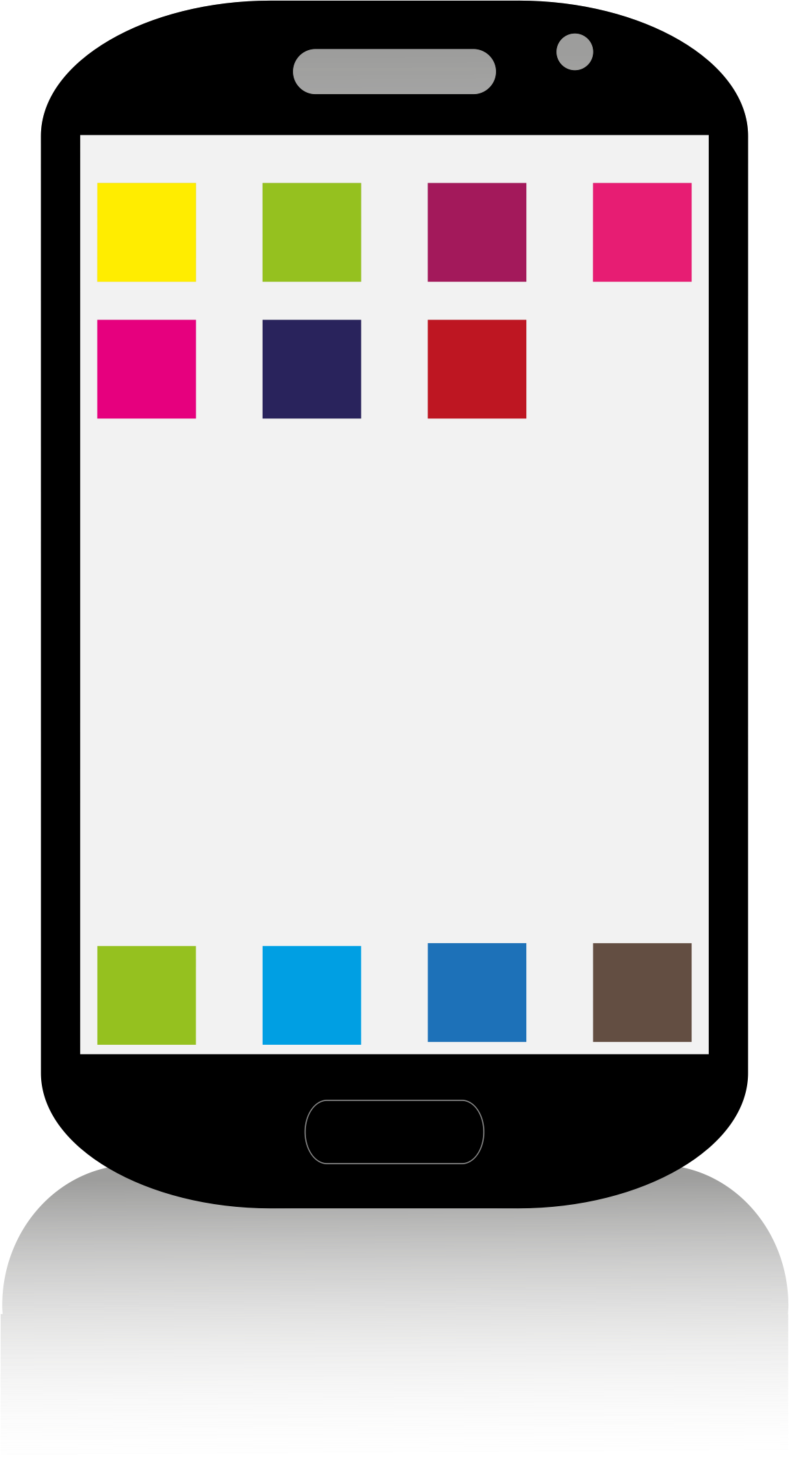 Big Image - Smartphone Dibujo Png (1150x2143)