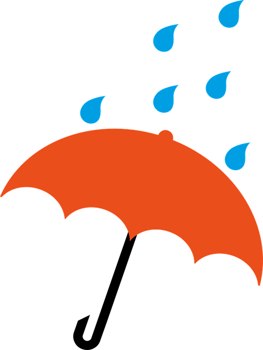 Shower Umbrella Cliparts 21, Buy Clip Art - Parapluie Pluie Dessin Couleur (540x720)