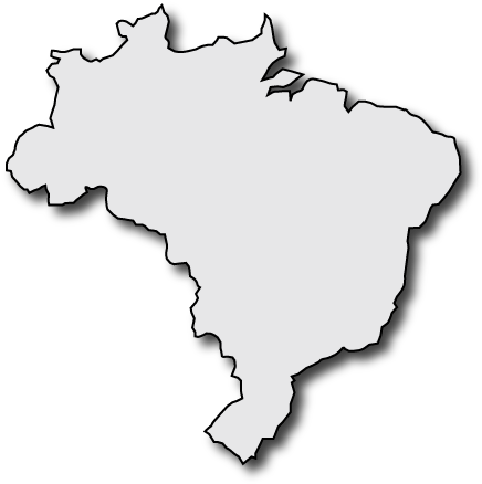 Clip Art - Brazil Map Vector Free Download (440x446)