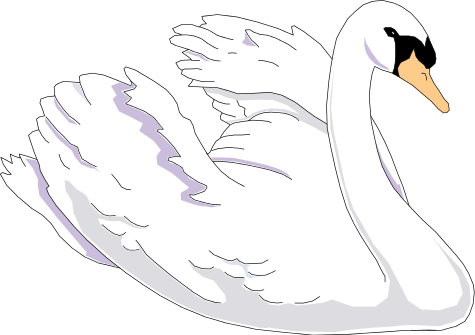 Swan Clipart Mart - Swan Clipart (475x335)