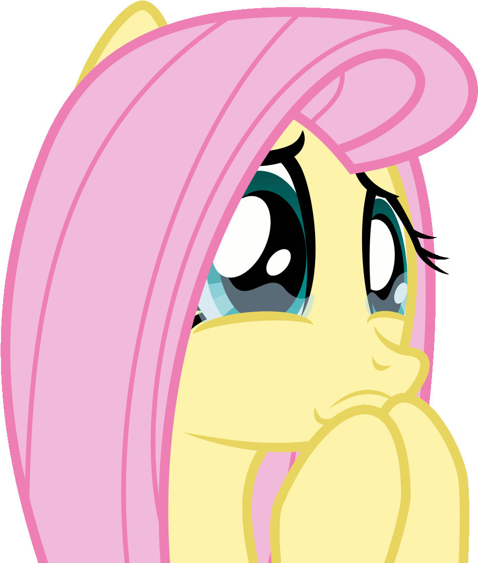 Fluttershy's About To Cry By Masemj - Гифки Пони (1000x1139)
