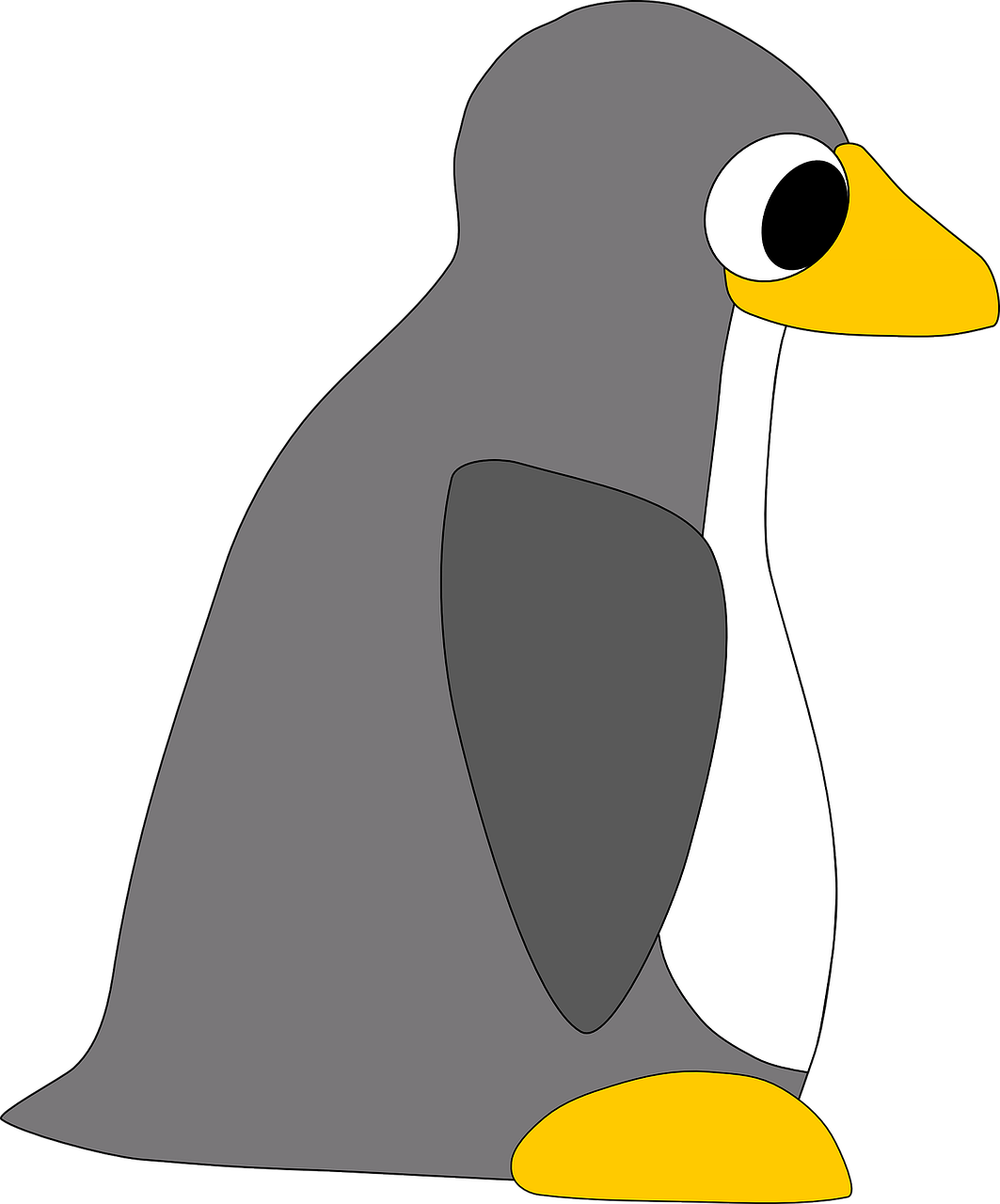 Penguin Linux Tux Logo Symbol Png Image - Tux (1063x1280)