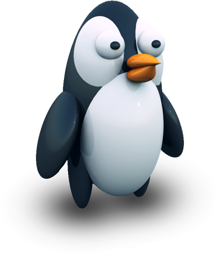 P - Penguin 3d (512x512)