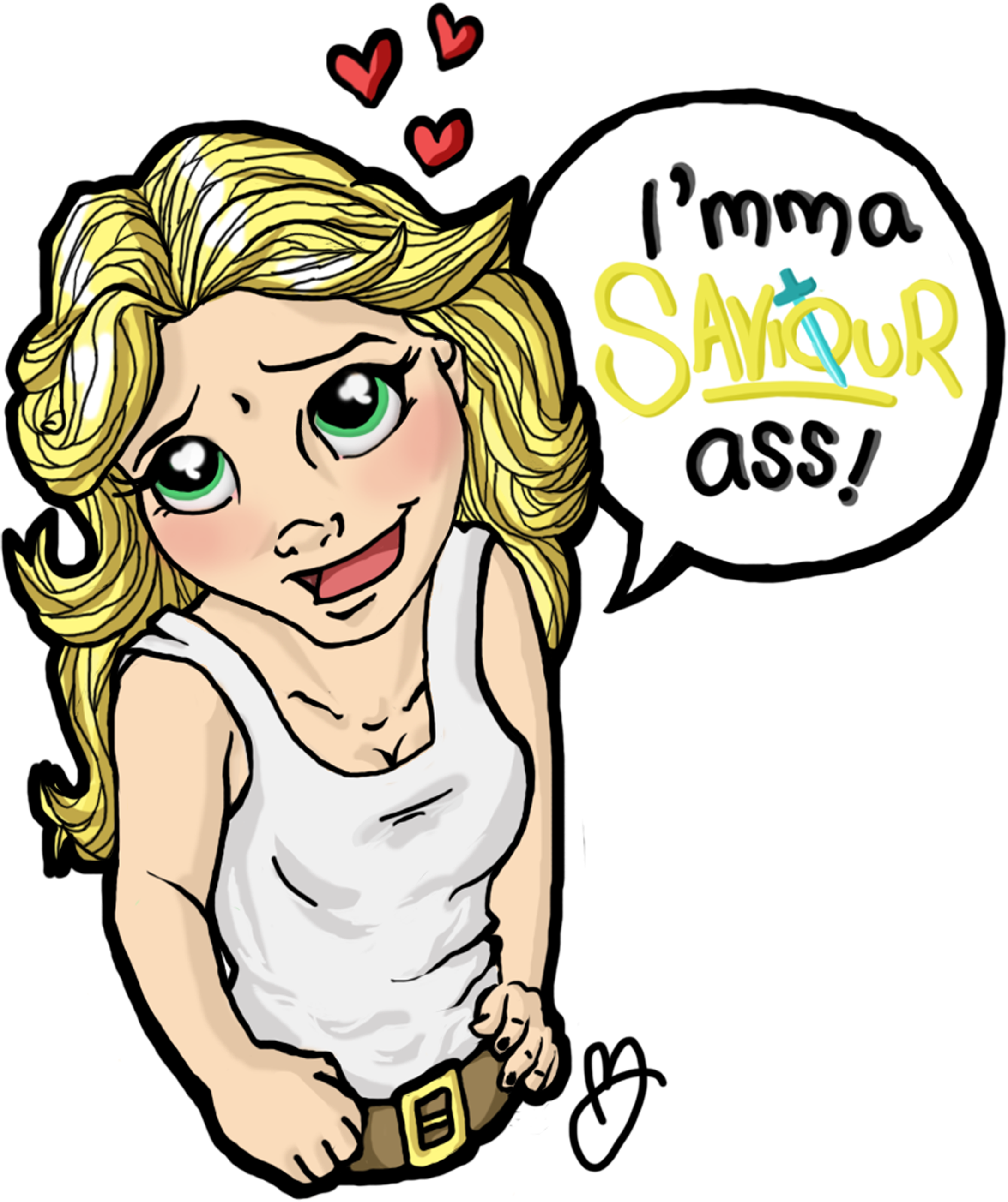 Emma Swan - Emma Swan As A Cartoon (2566x2660)
