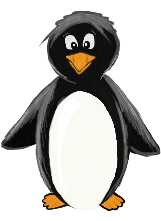 For My Shiny Penguin Revision I Decided To Change Primarily - Adã©lie Penguin (576x828)