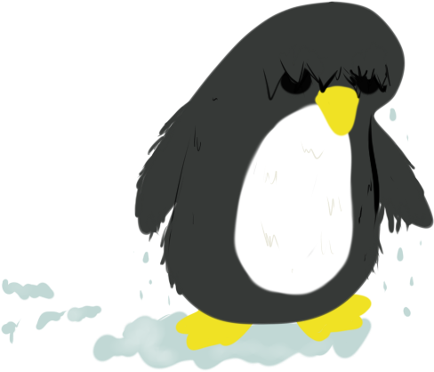 Pat The Penguin Is A Mascot I Created For Ai Minnesota's - Art (612x792)