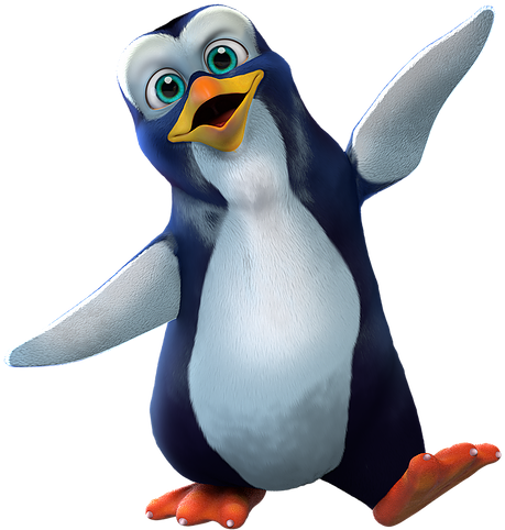 Jung Beat Animation Character For World Of Adventure - King Penguin (482x482)